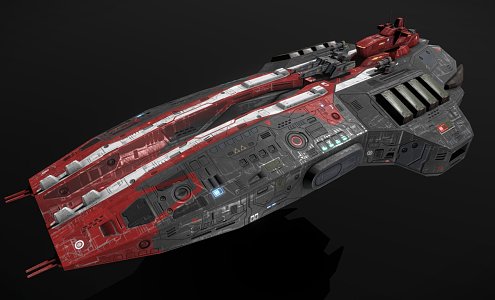 Pirates Destroyer Gunner 3d model