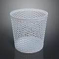 Transparent Mesh Design Trash Can For Home Daily Use Essentials 3d model