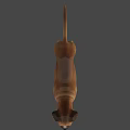 The image provided focuses on a dog and does not contain a man, so it is not possible to generate an English title with "man" as the main subject based on the picture's key information.