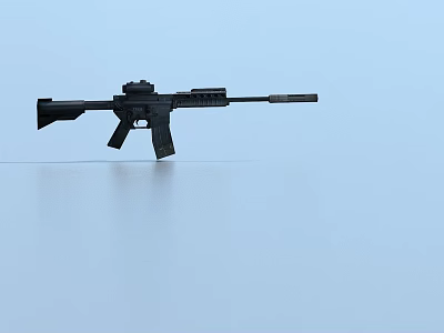 Modern Military Rifle Firearms 3d model