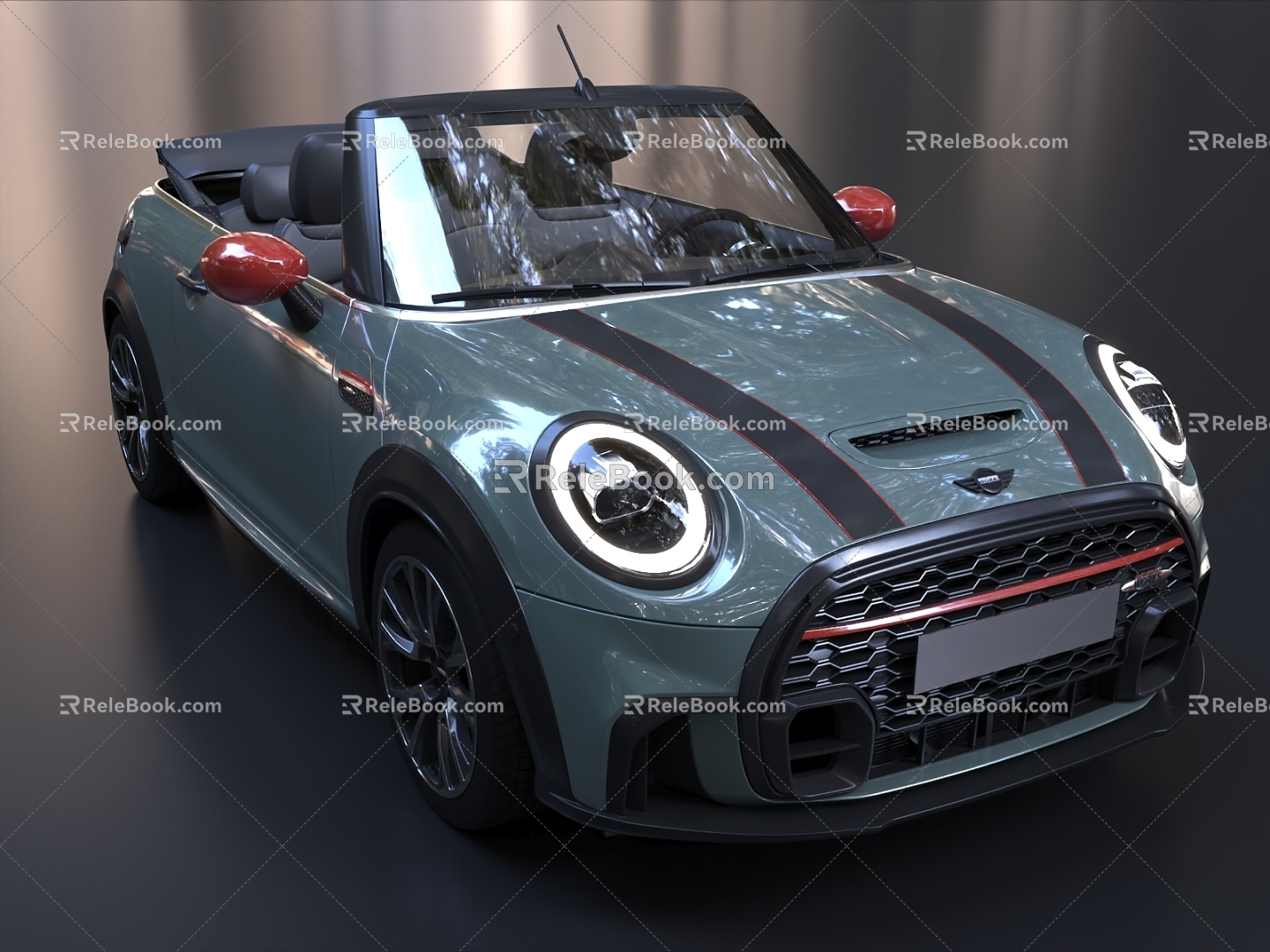 Mini Convertible Mini sports car Mini Cars 3d model