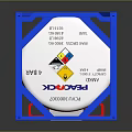 Cylindrical Equipment With Blue Support Frame And Inogen Brand Label