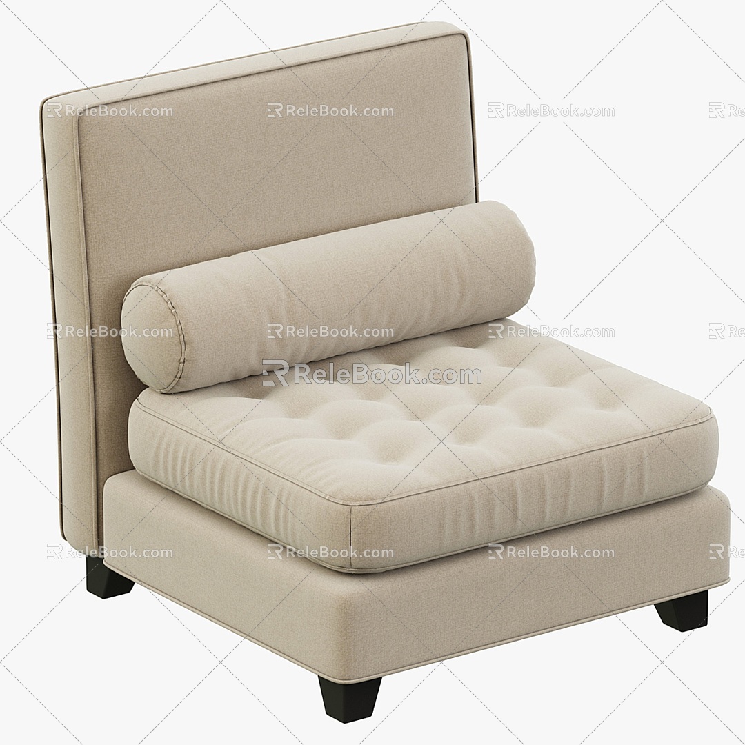 RH Teen Rylin tufted armchair model