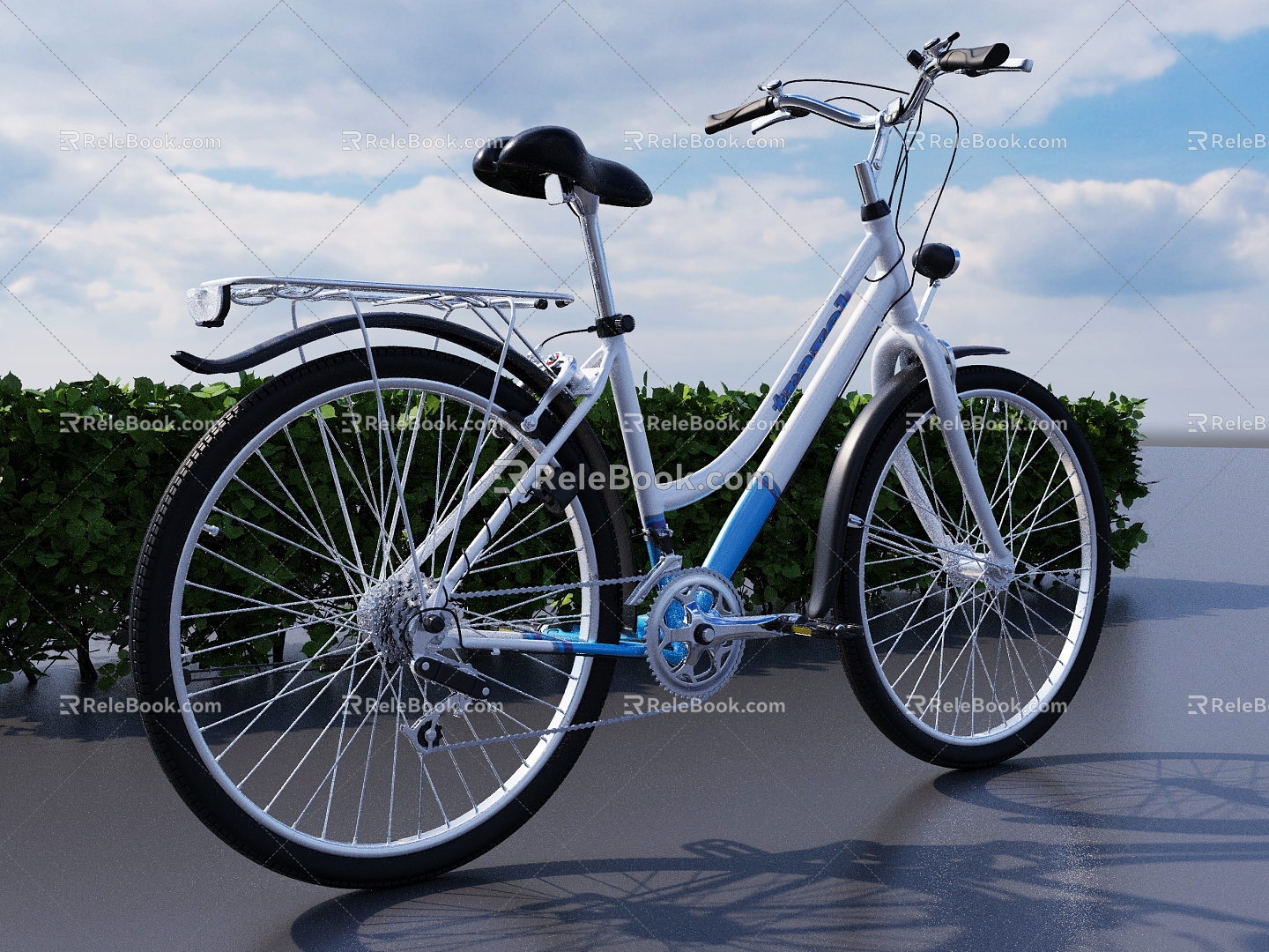 Bicycle Racing Bicycle Mountain Bike Transportation Shared Bicycle Bicycle Variable Speed Bike 3d model