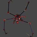 steel spiderman 3d model