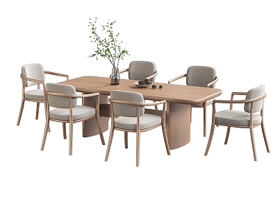 Modern Dining Table and Chair Combination Dining Chair model