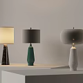 Modern Table Lamps With Diverse Base Designs And Fabric Shades For Home Interior Decor