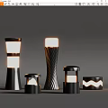 Outdoor Lights With Various Modern Stylish Designs And Unique Shapes For Garden Decoration