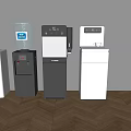 Various Modern Water Dispensers With Water Bottles For Home Office Use
