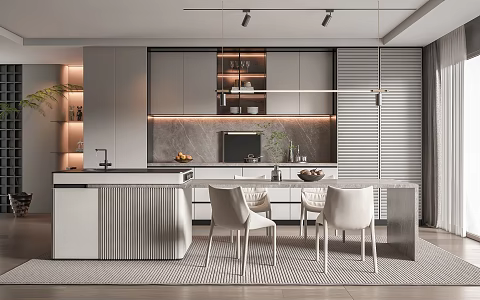 Modern Restaurant 3d model