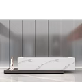 Modern Front Office Lobby 3d model