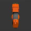 Orange And Green NERF Toy Gun For Children Outdoor Playtime Fun