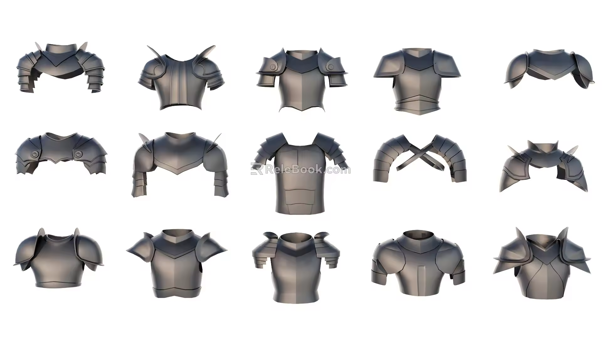 Armor coat material combination 3d model