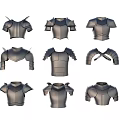 Armor coat material combination 3d model