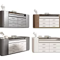 Elegant Modern Dressing Tables In Various Colors With Drawers And Decorative Items