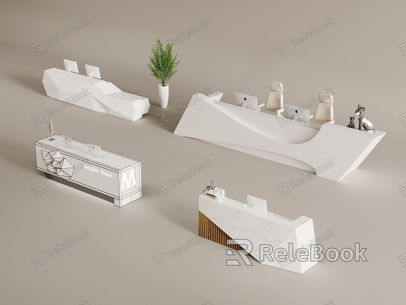 Reception Desk model