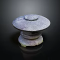 Traditional Stone Lantern Crafted From Natural Stone For Garden Decoration