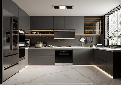 Modern Kitchen Home Kitchen 3d model