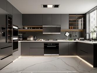 Modern Kitchen Home Kitchen 3d model