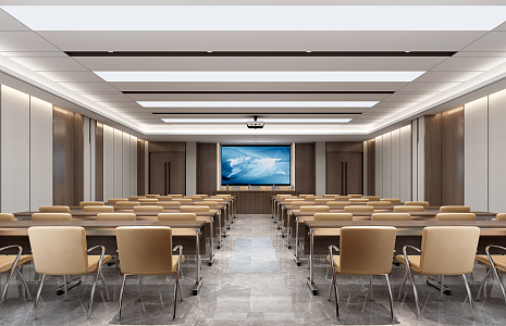 Modern Conference Hall Conference Room Training Room Report Hall Conference Room 3d model