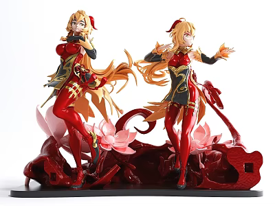 Modern hand-made toy decoration 3d model