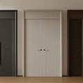 Three Stylish Security Doors In Different Colors For Home Interior Design