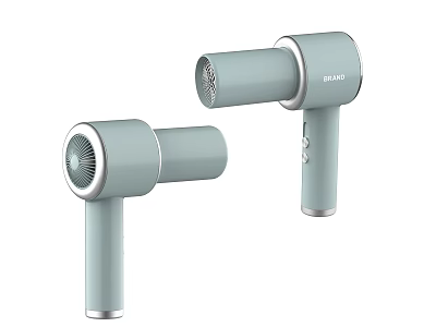 Balmu Hair Dryers In Light Gray With Modern Sleek Design For Daily Use 3d model