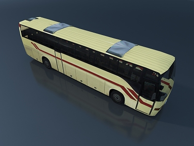 modern bus 3d model