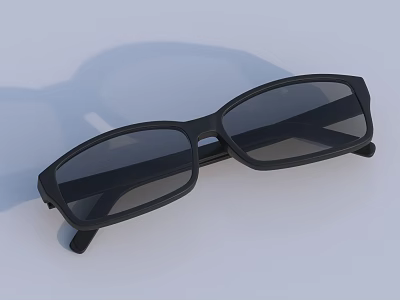 Sleek Black Gemstone Jewelry Accessory With Modern Design And Polished Surface 3d model