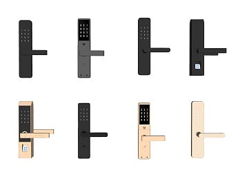 Modern Door Handle 3d model