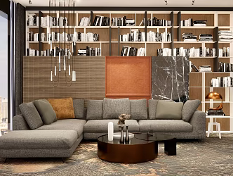 modern corner sofa 3d model
