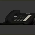Elegant Panasonic Corded Telephone Featuring Keypad Handset And Coiled Cord
