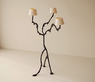 Modern special-shaped floor lamp 3d model