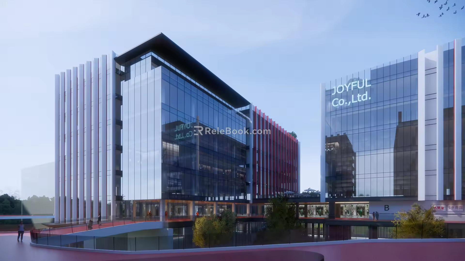 Modern style complex 3d model