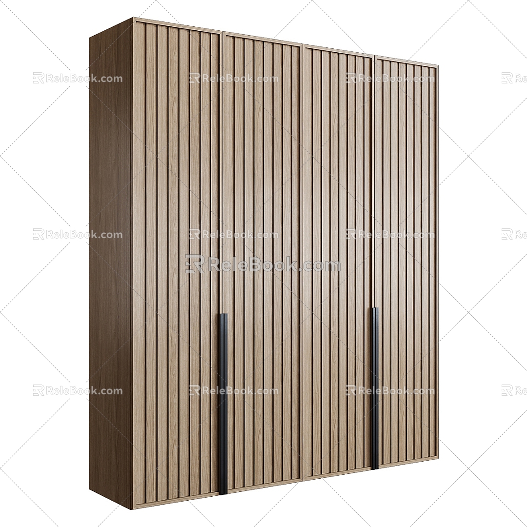 Modern wardrobe wardrobe 3d model