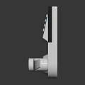 Modern Digital Door Lock With Keypad And Metal Handle For Home Security