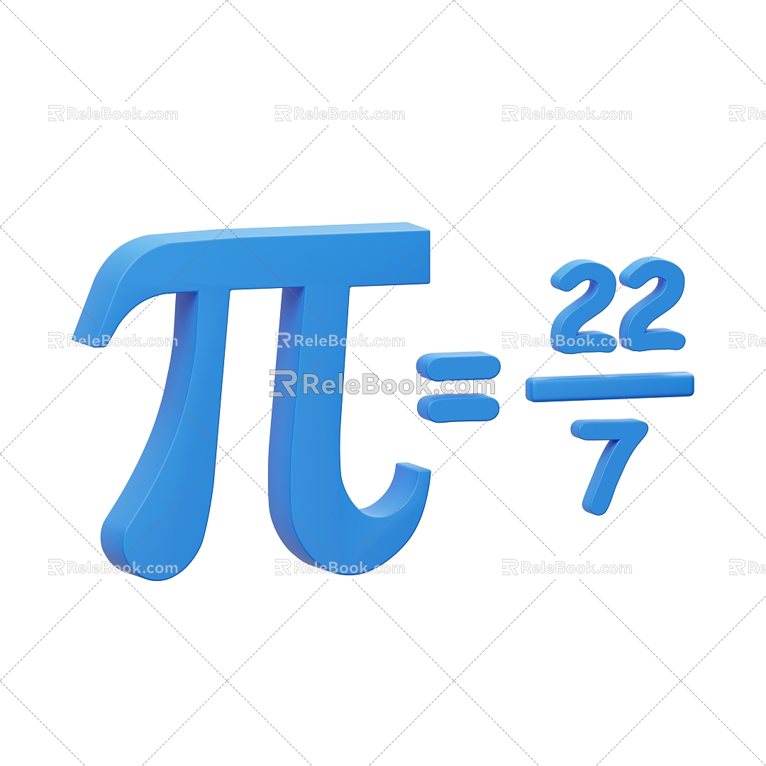 Math Problems Math Formulas Math Problems 3d model