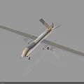Military Surveillance Drone With Long Wingspan And Multiple Payload Mounts For Aerial Reconnaissance Missions