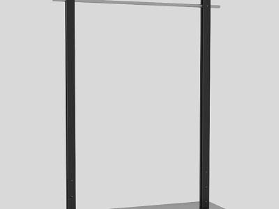 Modern mobile floor stand 3d model