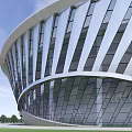 modern gymnasium 3d model
