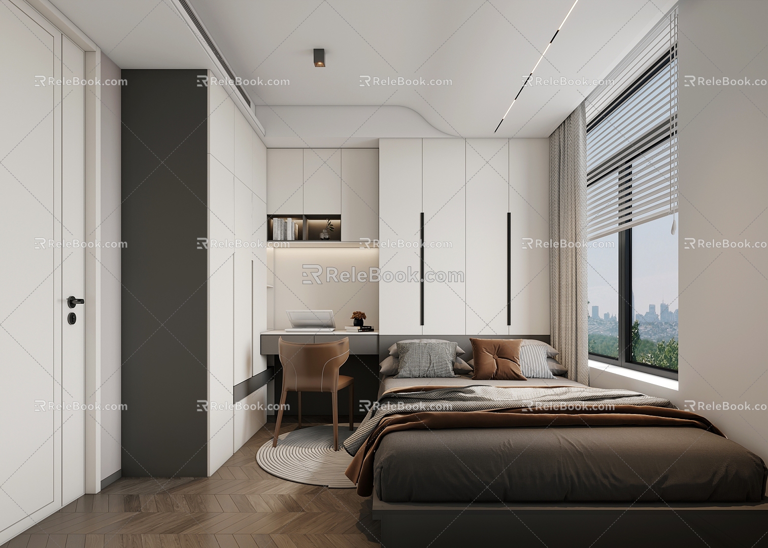 Modern Bedroom 3d model