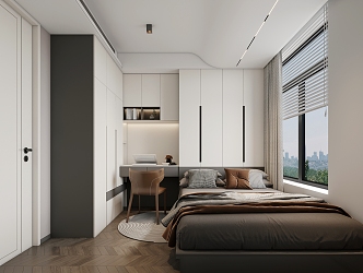 Modern Bedroom 3d model