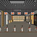 Indoor Archery Fitness Training Facility With Targets Equipment And Practice Zones