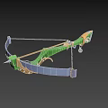 Crossbow PBR Material Crossbow Long Range Weapon Cold Weapon Hunting Crossbow Bow Arrow 3d model