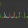 Bullets Pistol Bullets Rifle Bullets Machine Gun Bullets Ammunition Bullet Box Bullets Shooting Bullets 3d model