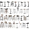 Various Styles Of Bar Stools For Home Bar And Kitchen Island Use