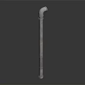 Heavy Duty Metal Pipe Fitting Tool with Long Curved End for Industrial Use