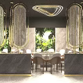 Sakura Circle Buffet Restaurant With Wooden Wine Racks And Warm Lighting Design