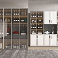 New Chinese Wine Cabinet 3d model