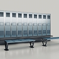 Locker locker locker locker safe safe 3d model